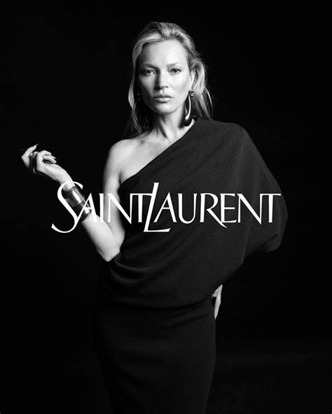 kate moss presenting ysl|Kate Moss is back as the new face of Saint Laurent .